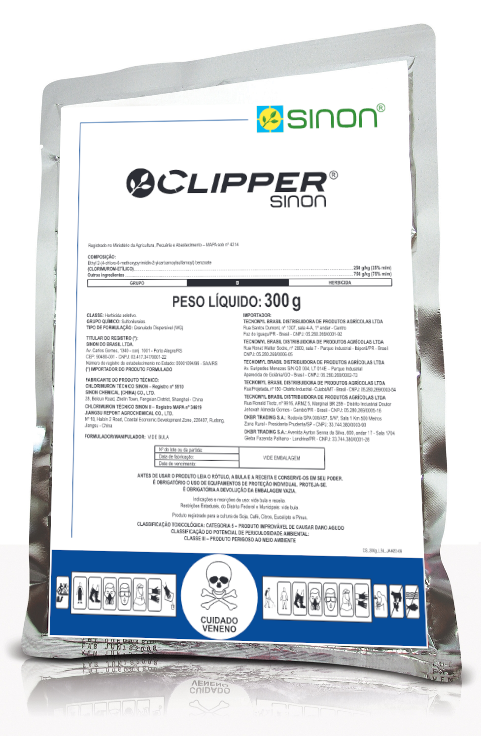 Clipper Sinon 250 WG 48x0,3 Kg Clorimurom